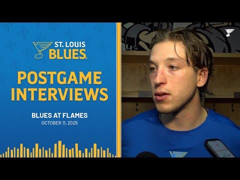 Oct. 11: Postgame Interviews