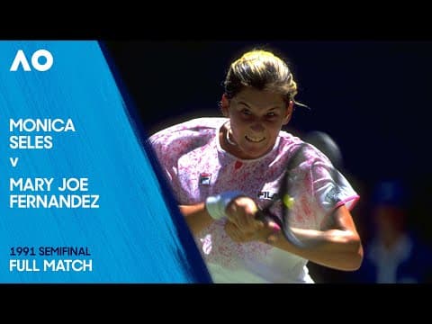 Monica Seles v Mary Joe Fernandez Full Match | Australian Open 1991