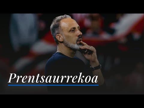 RUEDA DE PRENSA POSPARTIDO | Pellegrino Matarazzo | Athletic Club 1 - 1 Real Sociedad