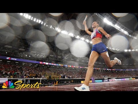 Sydney anchors Team USA's CHAMPIONSHIP RECORD for women's 4x400 world title in Tokyo | NBC Sports