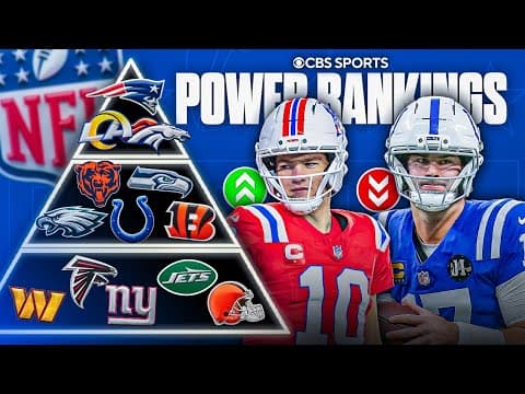 NFL Week 14 Power Rankings Tiers: Patriots take No. 1, Colts drop 8 SPOTS after back-to-back loses 🚨