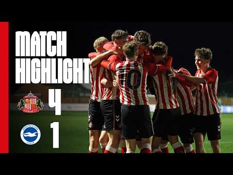Into The Quarter-Finals | Sunderland U18s 4 - 1 Brighton U18's | FA Youth Cup Highlights