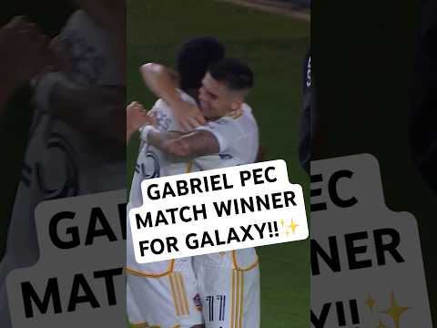 Gabriel Pec LATE GOAL 🔥 to win it for @lagalaxy!!
