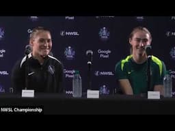 Kingsbury and McKeown Matchday -1 Press Conference | Championship Match vs Gotham FC | 11.21.25