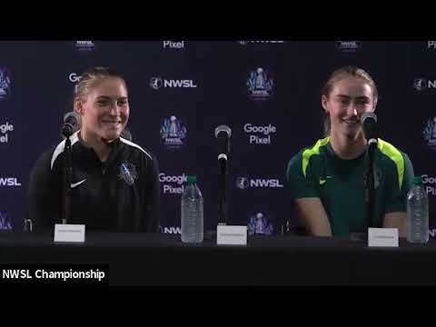 Kingsbury and McKeown Matchday -1 Press Conference | Championship Match vs Gotham FC | 11.21.25
