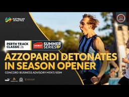 Men's 100m Final | 2026 Perth Track Classic