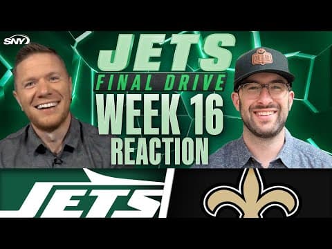 Jets-Saints Week 16 reaction with Connor Hughes and Zack Rosenblatt | Jets Final Drive
