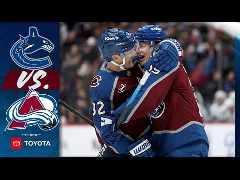 Downed the Canucks | Toyota Game Recap 12/2/2025