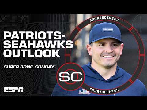 SUPER BOWL SUNDAY 🎉 Expectations for the Patriots 🆚 Seahawks showdown | SportsCenter