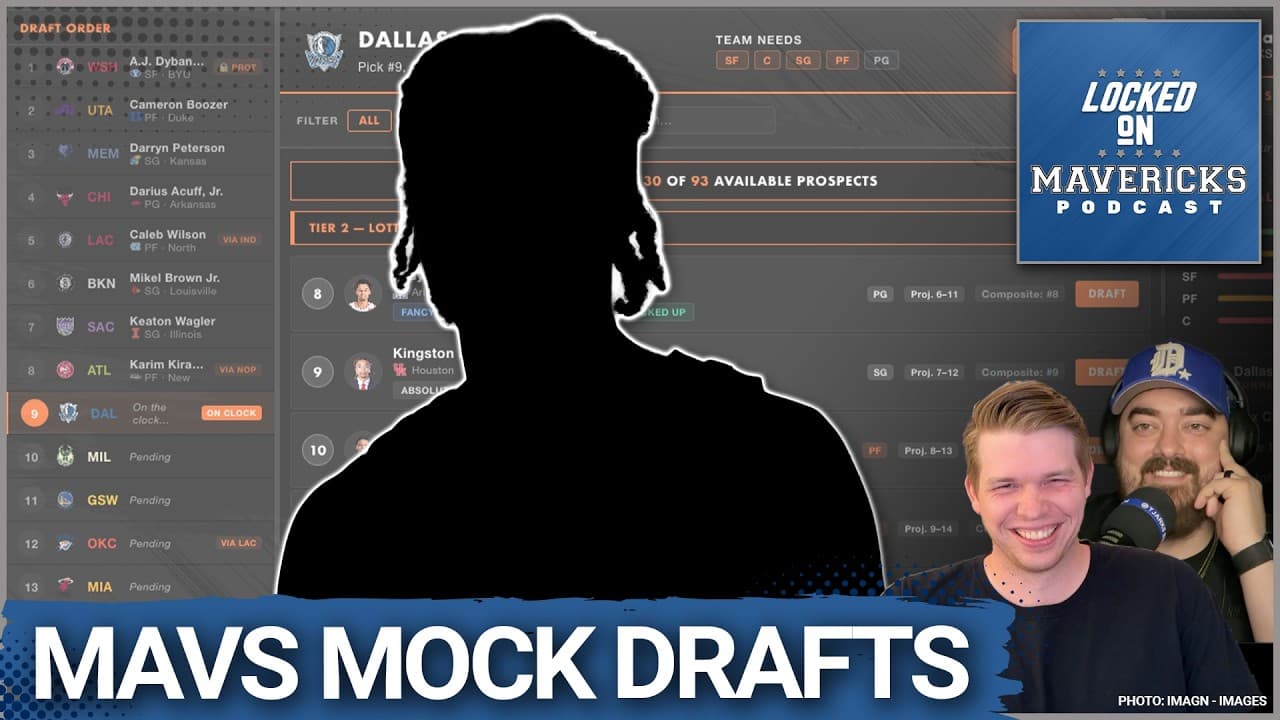 MOCK DRAFT | The Dallas Mavericks Have OPTIONS in the 2026 NBA Draft, Trades?