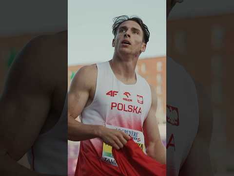 Poland’s new decathlon king 👑 Troscianka breaks the world U20 decathlon record 🇵🇱 #Tampere2025