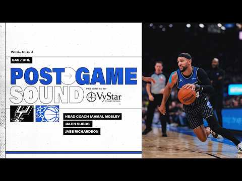 POSTGAME SOUND: CHICAGO BULLS VS. ORLANDO MAGIC | COACH MOSE, JALEN SUGGS & JASE RICHARDSON