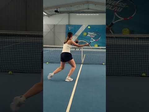 Groundstroke to volley #tennisdrill