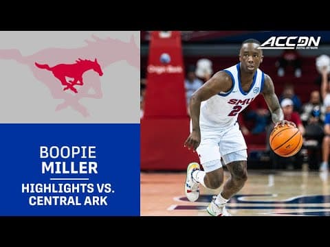 SMU's Boopie Miller Too Much For Central Arkansas