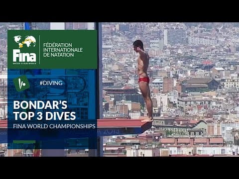 Aleksandr Bondar - Top 3 dives | FINA World Championships