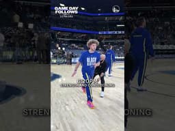 Brandin Podziemski's Game Day Routine | #shorts