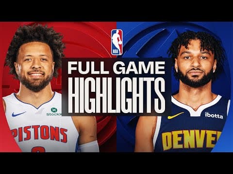 PISTONS at NUGGETS | FULL GAME HIGHLIGHTS | January 27, 2026