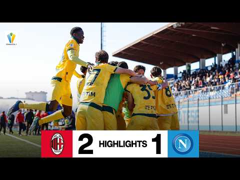 La doppietta decisiva di Capitan Scotti | AC Milan-Napoli 2-1 | Highlights Primavera 1