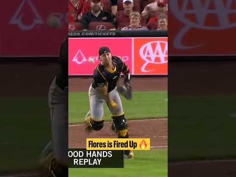 Rafael Flores is fired up after an absolute laser of a throw 🔥￼