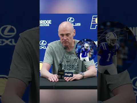 All of Indy is hype about Sauce Gardner to the Colts, even Indiana Pacers HC Rick Carlisle 🐴