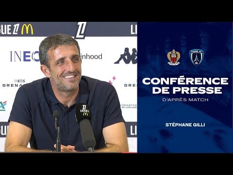 La conférence de presse après le nul à Nice