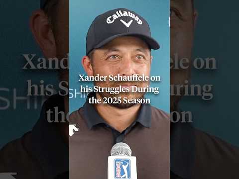 Xander Schauffele gave a blunt assessment of his 2025 season. 👀