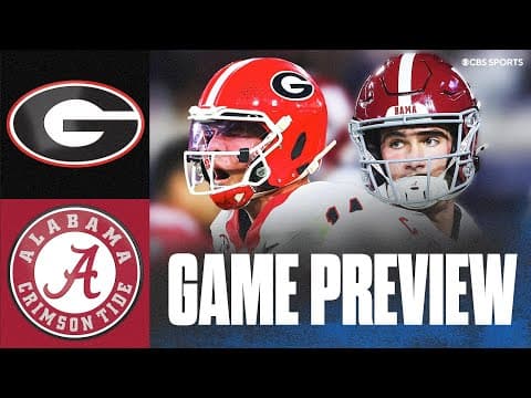 SEC Championship PREVIEW: No. 4 Georgia vs No. 10 Alabama | Predictions and Best Bets