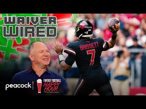 Jacoby Brissett a fantasy football cheat code off waivers | Fantasy Football Happy Hour | NFL on NBC