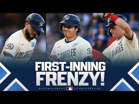 Shohei Ohtani and Andy Pages CRUSH home runs during a NINE-RUN 1ST INNING! 🤯 | MLB Highlights
