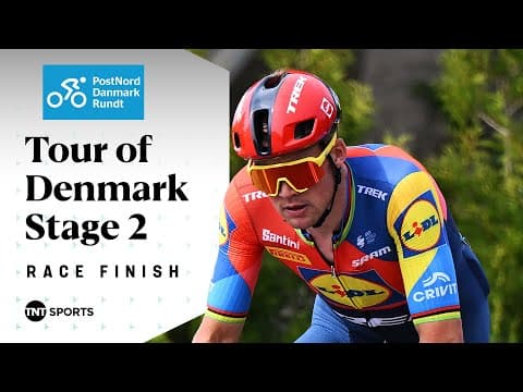 TENSE SPRINT BATTLE! 😅 | Men's 2025 Tour of Denmark Stage 2 Final KM's | TNT Sports Cycling