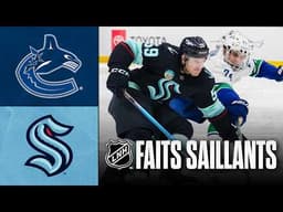 Canucks vs Kraken 28/02/26 | Faits saillants