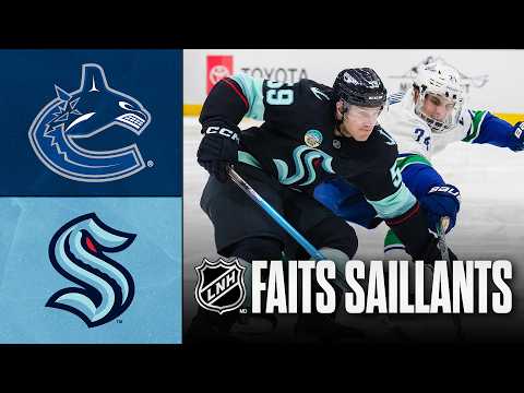 Canucks vs Kraken 28/02/26 | Faits saillants