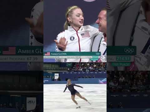 Season-best performance from Amber Glenn 🔥