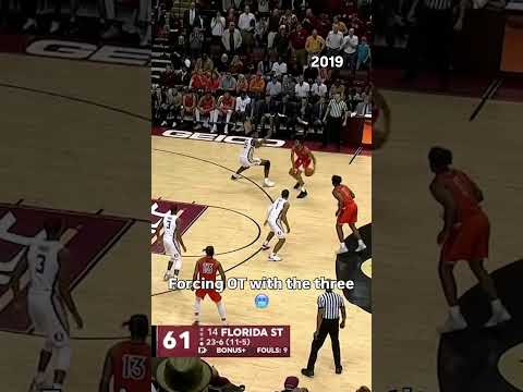 Clutch from range 😱 #virginiatech #accbasketball #collegebasketball