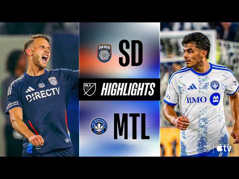 San Diego FC vs. CF Montréal | Full Match Highlights | 5-GOAL ROMP!!