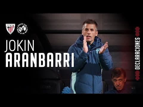 Jokin Aranbarri I post Bilbao Athletic 2-1 CD Arenteiro l Primera Federación 2025-26 – J12