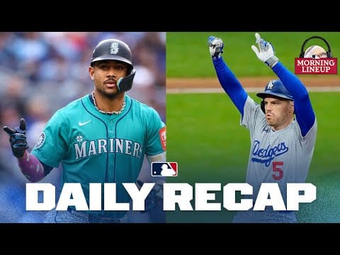 Snell & Dodgers win Game 1 of NLCS, Mariners take 2-0 ALCS lead! | Morning Lineup (MLB Daily Recap)