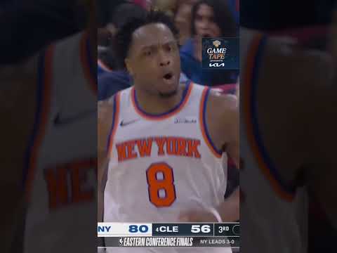 🎱 put on a dunking clinic in game 4 #nba #nyknicks #nbaplayoffs #oganunoby