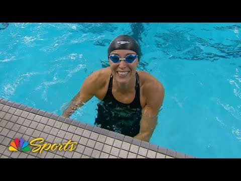 Gabrielle Rose ROLLS to 100m breaststroke win, Summer McIntosh finishes last | NBC Sports