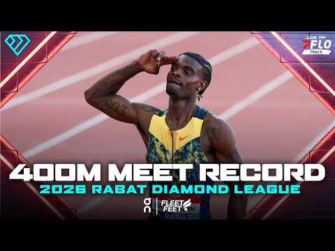 Jacory Patterson Lowers The Rabat 400m Meet Record | Rabat Diamond League 2026