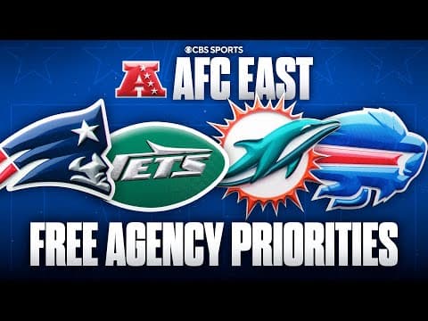 NFL Free Agency priorities for EVERY AFC East team