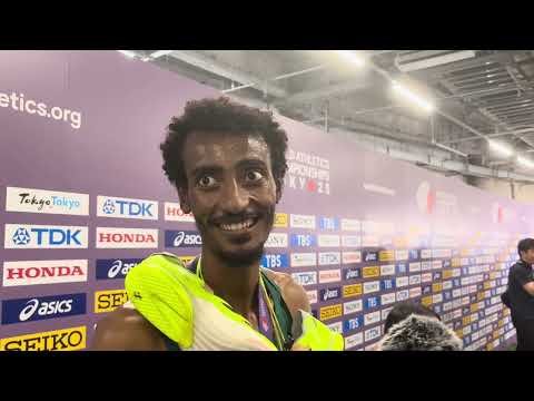 Yomif Kejelcha Reacts To 2nd In 10,000m At Tokyo World Championships, Potentially Final Track Race