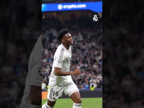 Smooth...😎 #tchouameni #realmadrid #ucl #goals
