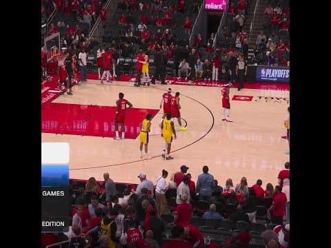 THE LAKERS ARE HEADING TO THE SECOND ROUND 🚨