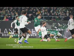 SV Werder Bremen – Borussia M´gladbach 1:1 | „Der Frust überwiegt“ | Highlights und Interviews