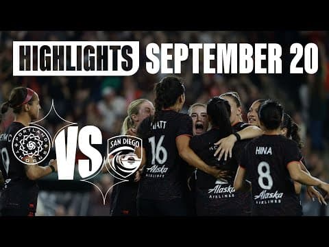 FULL HIGHLIGHTS | Thorns vs San Diego Wave