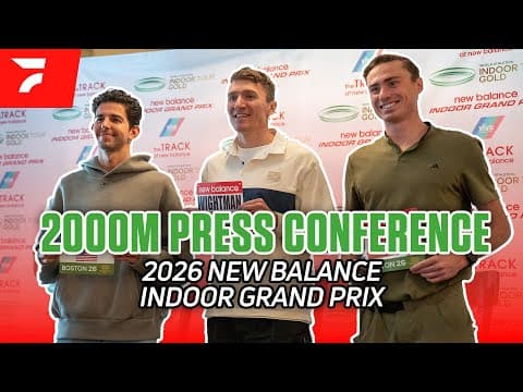 Grant Fisher, Jake Wightman and Josh Hoey Ahead Of Potential Records At 2026 NB Indoor Grand Prix