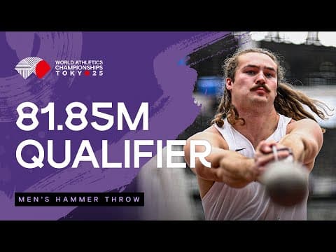 Katzberg delivers in qualification with 81.85m throw | World Athletics Championships Tokyo 25