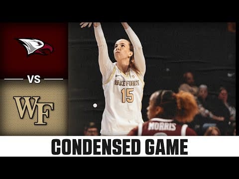 North Carolina Central vs Wake Forest Condensed Game | 2025-26 ACC Women's Basketball