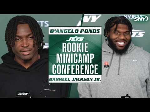 D'Angelo Ponds, Darrell Jackson Jr. react to their first day at Jets rookie minicamp